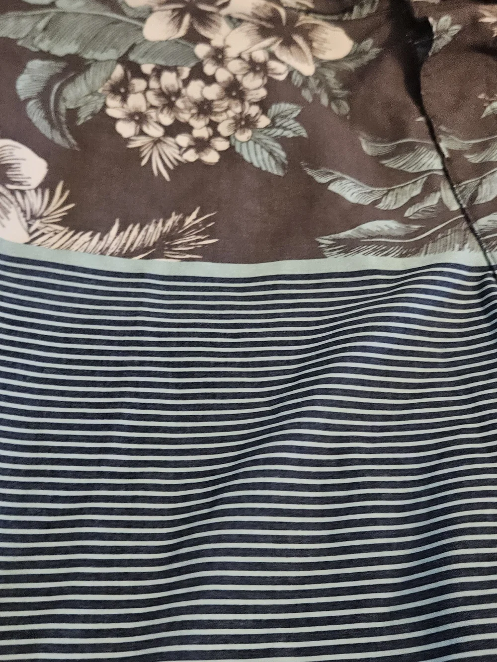 Goodfellow & Co Aqua Blue & Red and Light Gray Swim Trunks